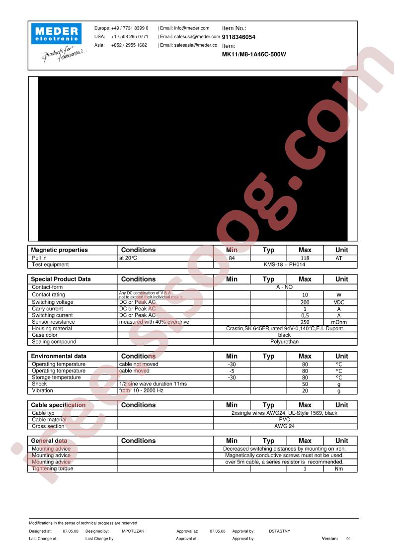 MK11M8-1A46C-500W