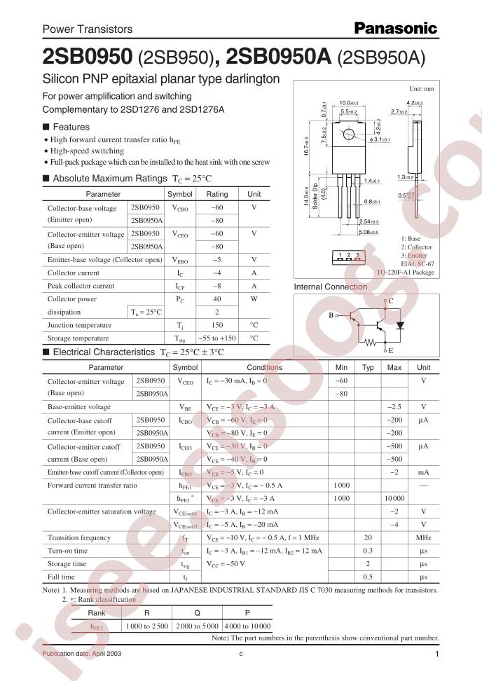 2SB950