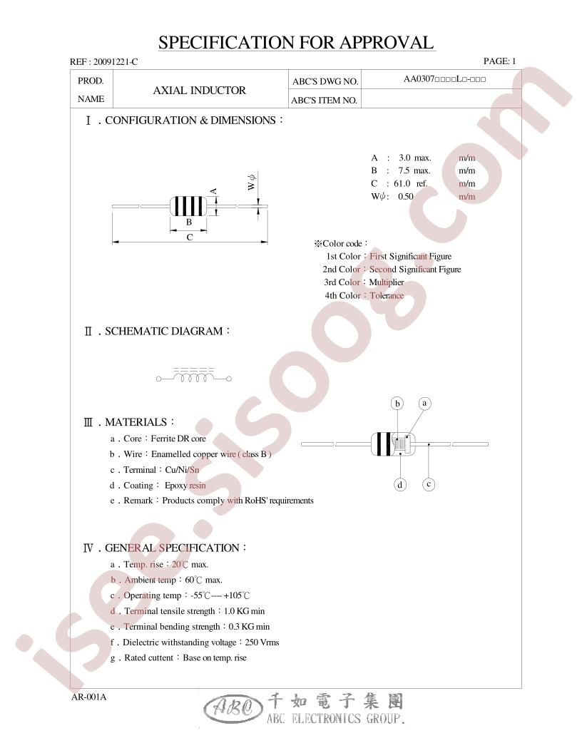 AA0307R10ML