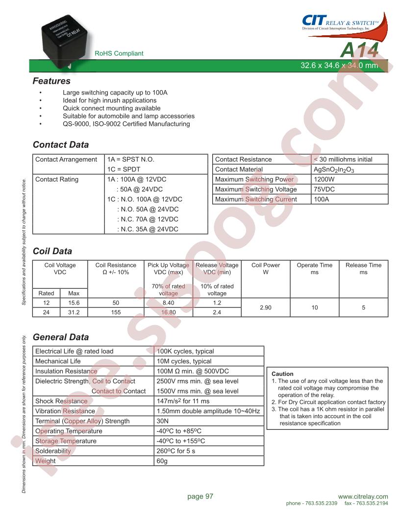 A141ACQ12VDC2D