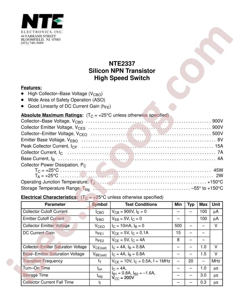 NTE2337
