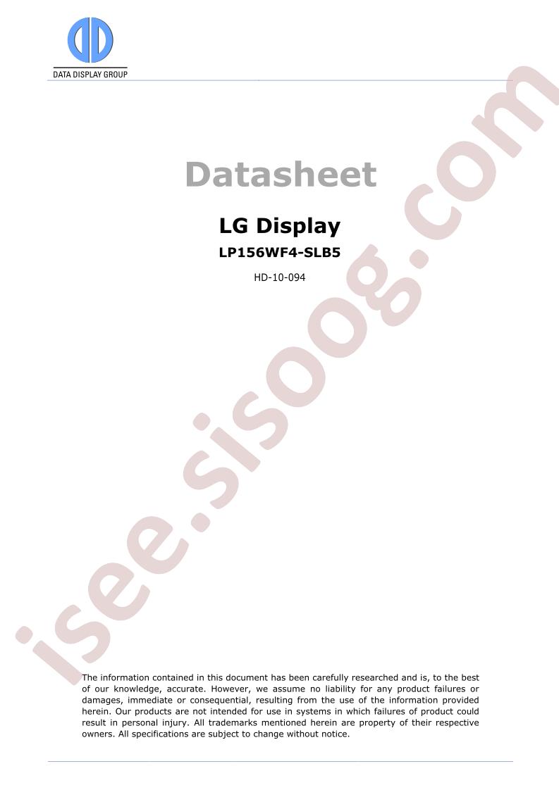 LP156WF4-SLB5
