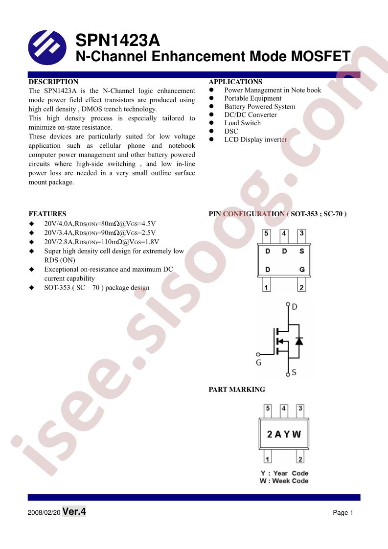 SPN1423AS35RG
