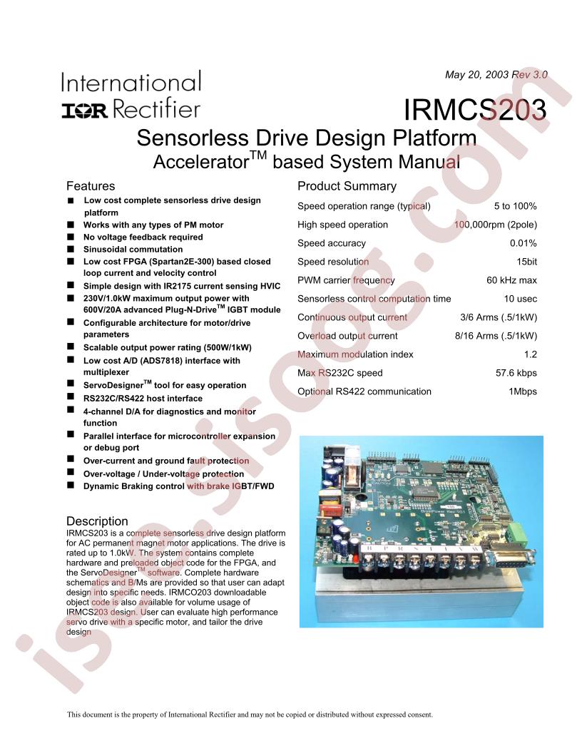 IRMCS203