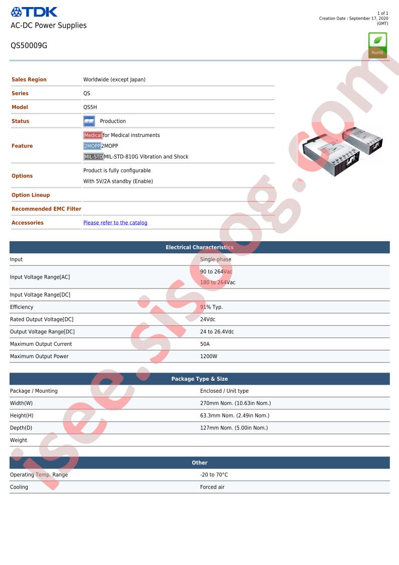 QS50009G