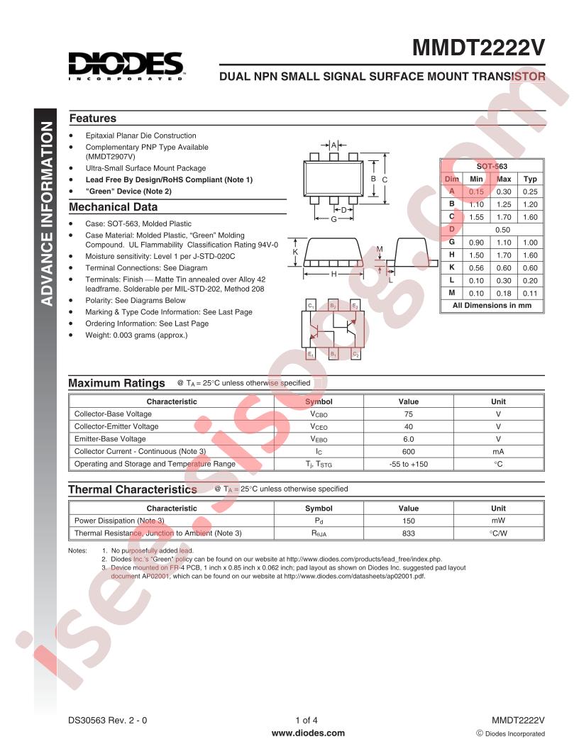 MMDT2222V