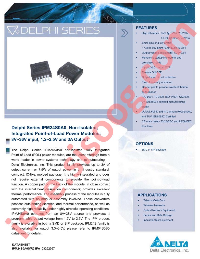 IPM24S0A0S