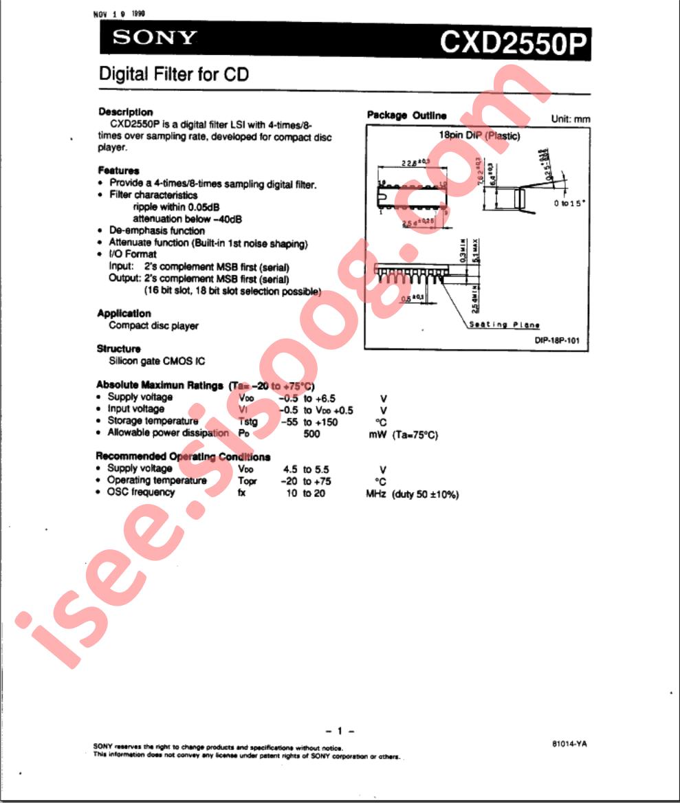 CXD2550P