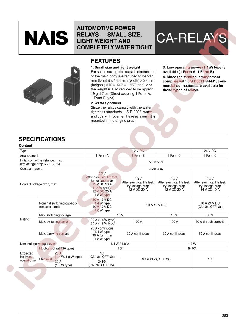 CA1A-12V-C-5