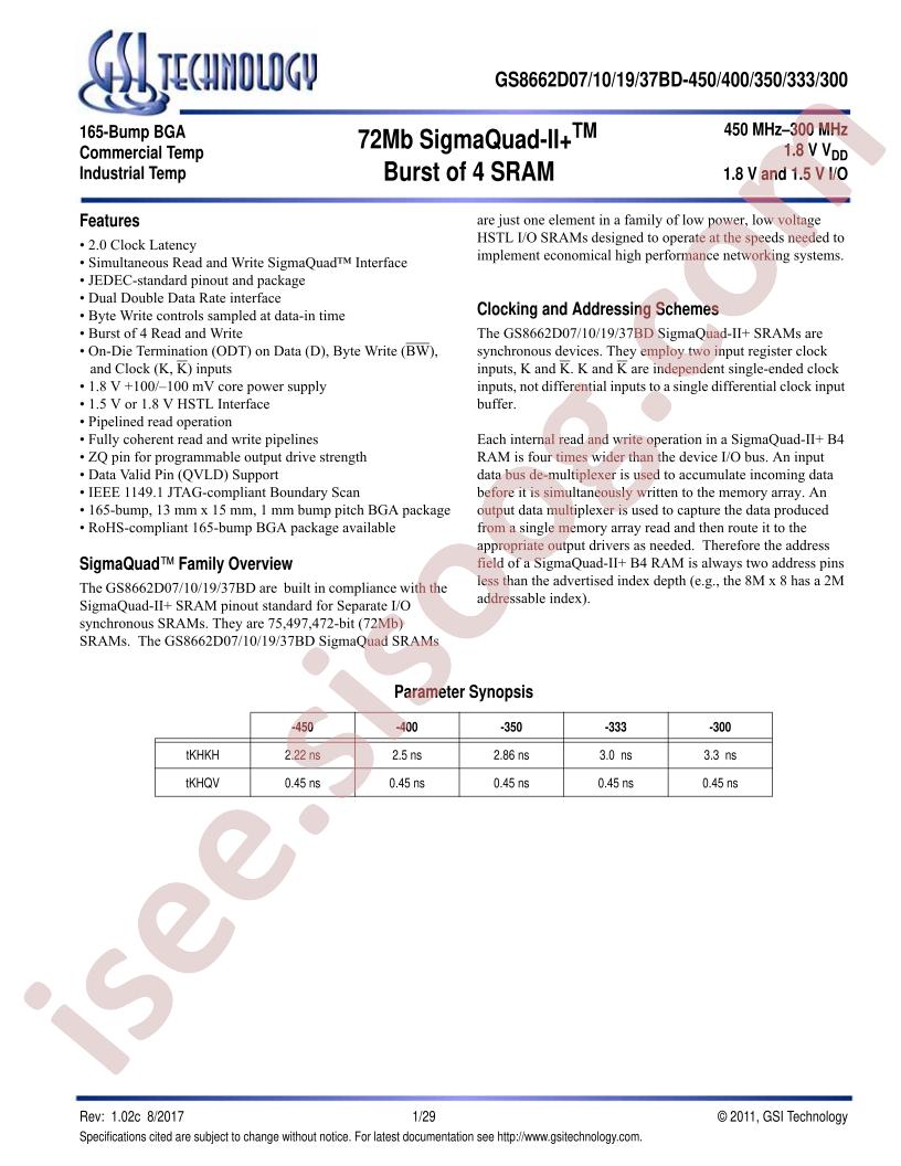 GS8662D07BGD-300I