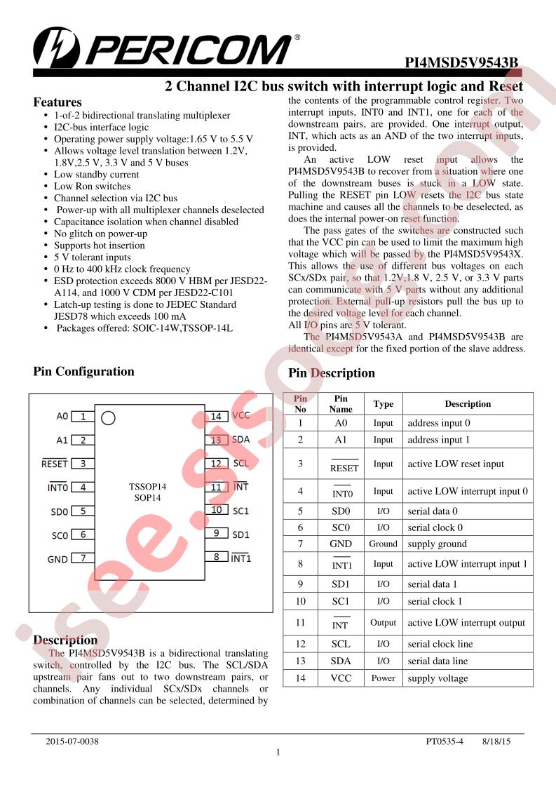 PI4MSD5V9543B