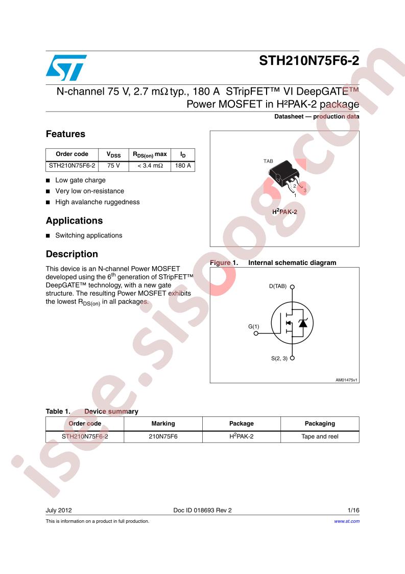 STH210N75F6-2