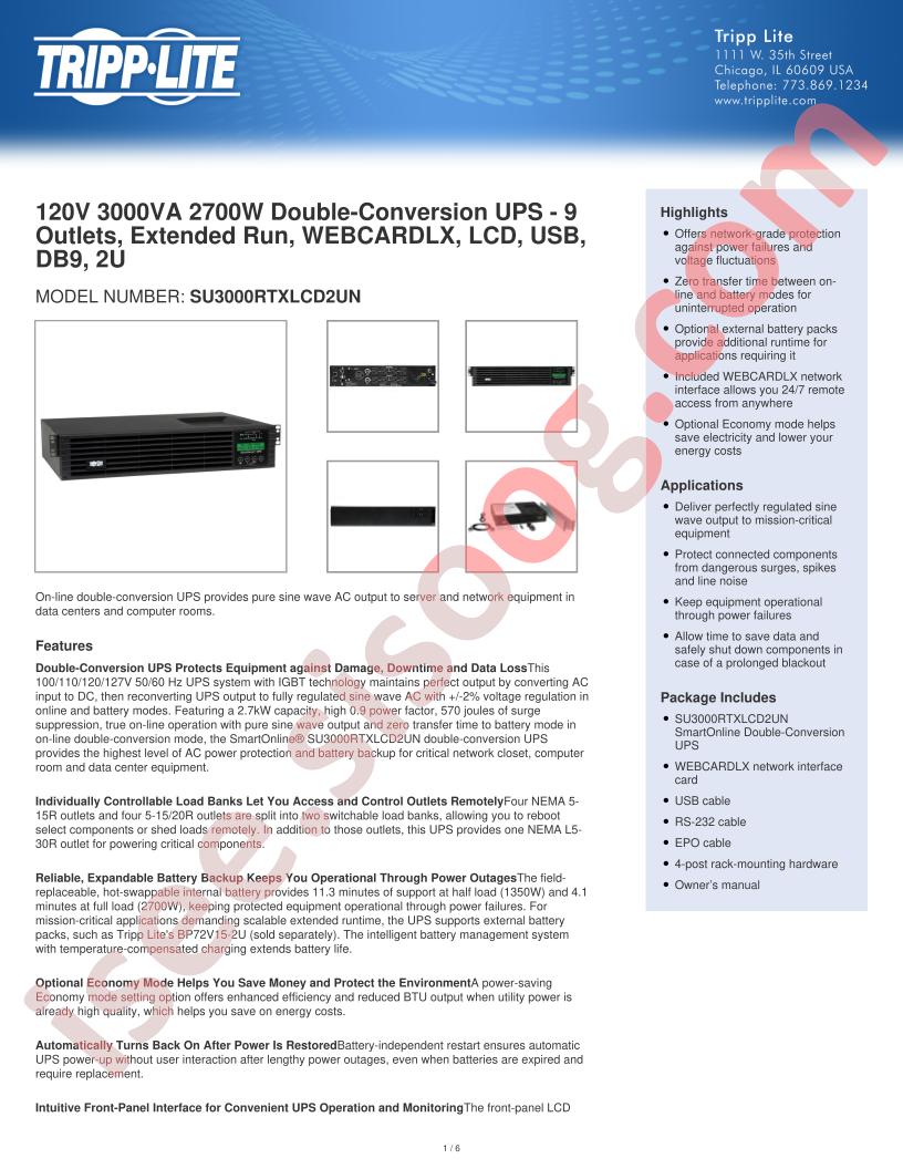 SU3000RTXLCD2UN
