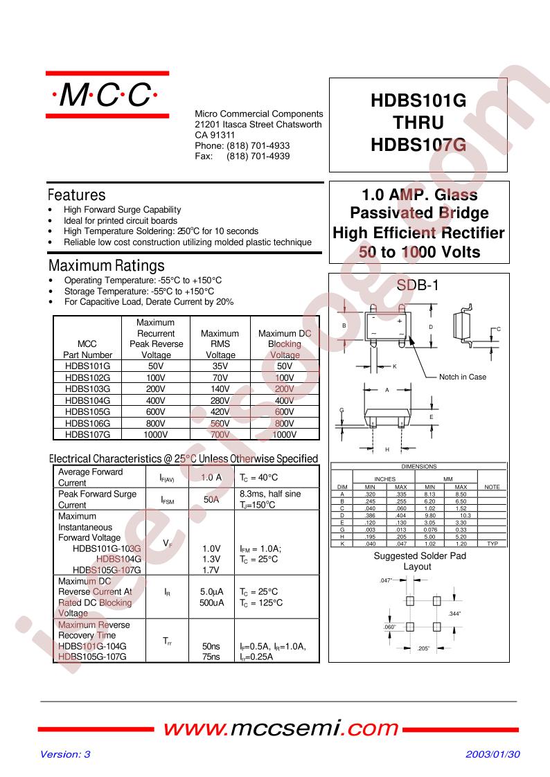 HDBS101G