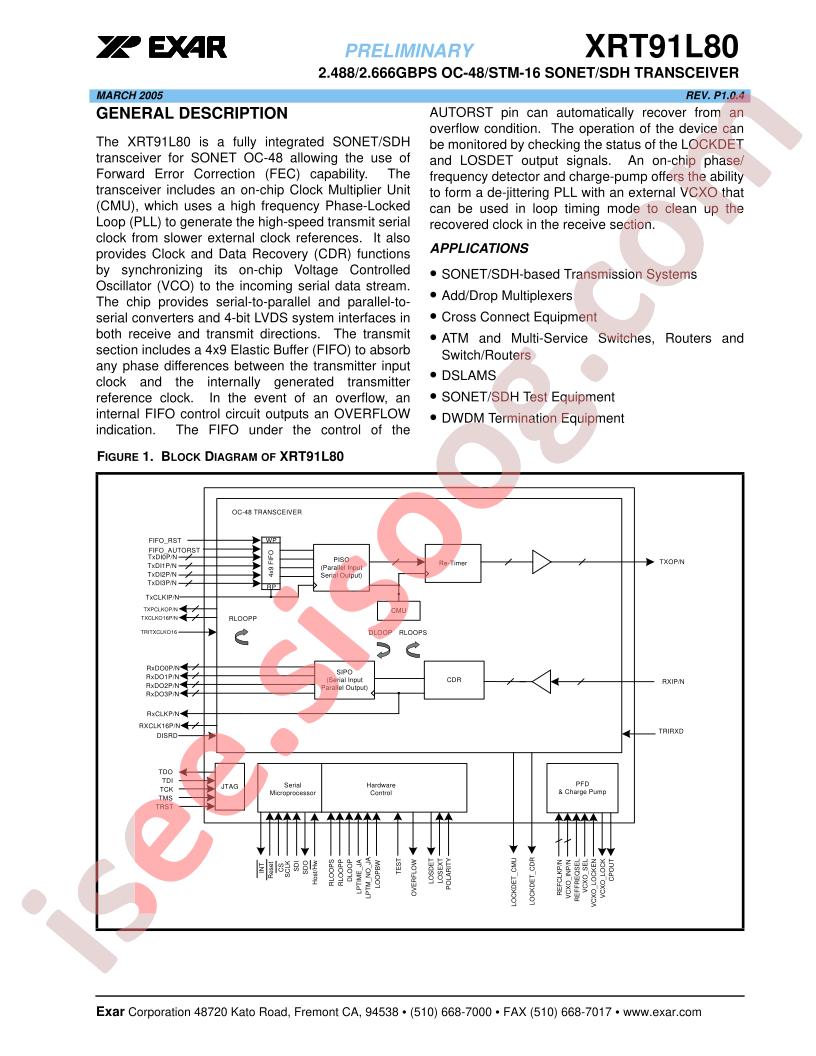 XRT91L80IB