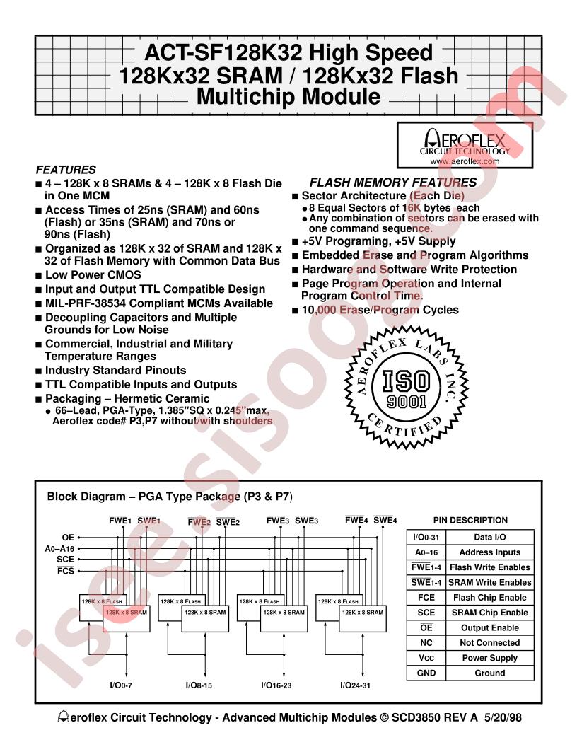 ACT-SF128K32N-26P1C