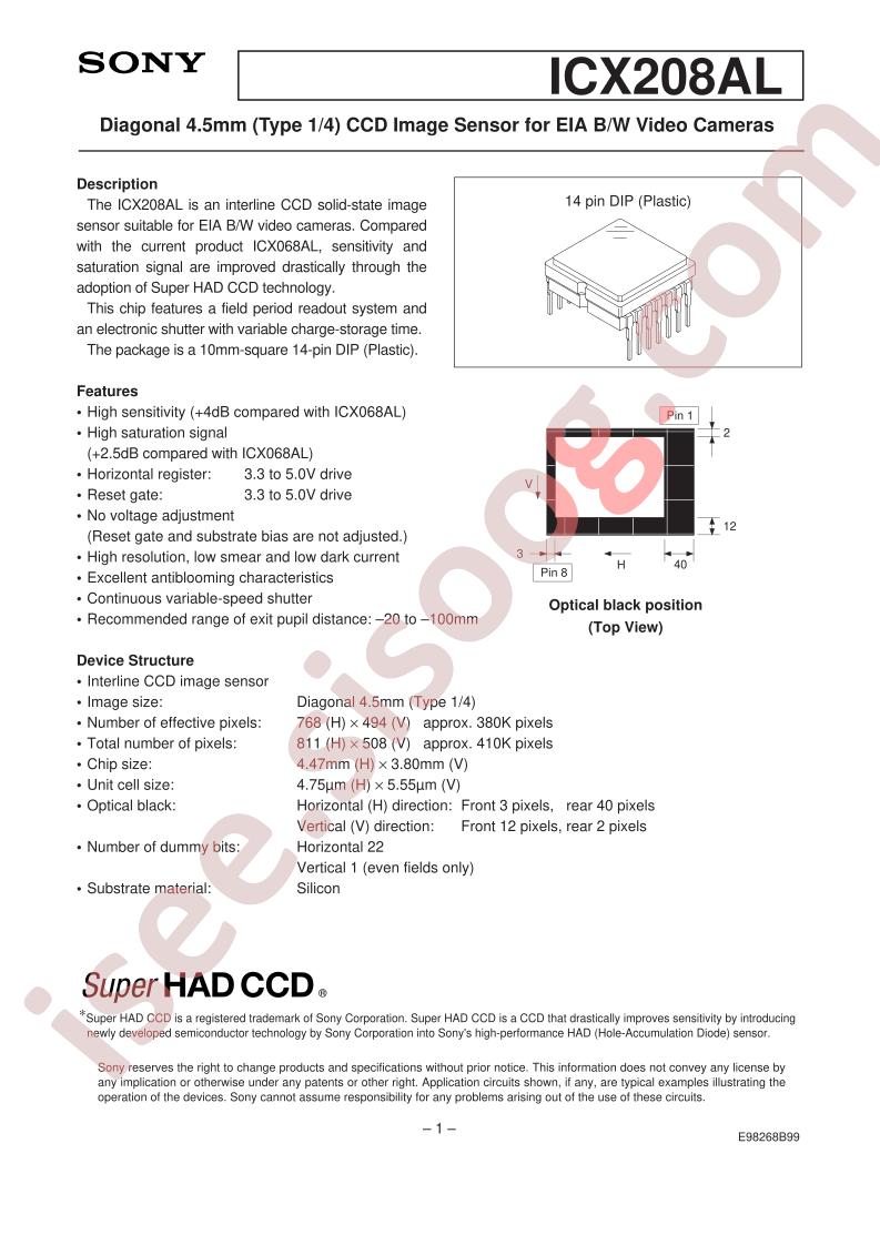 ICX208AL