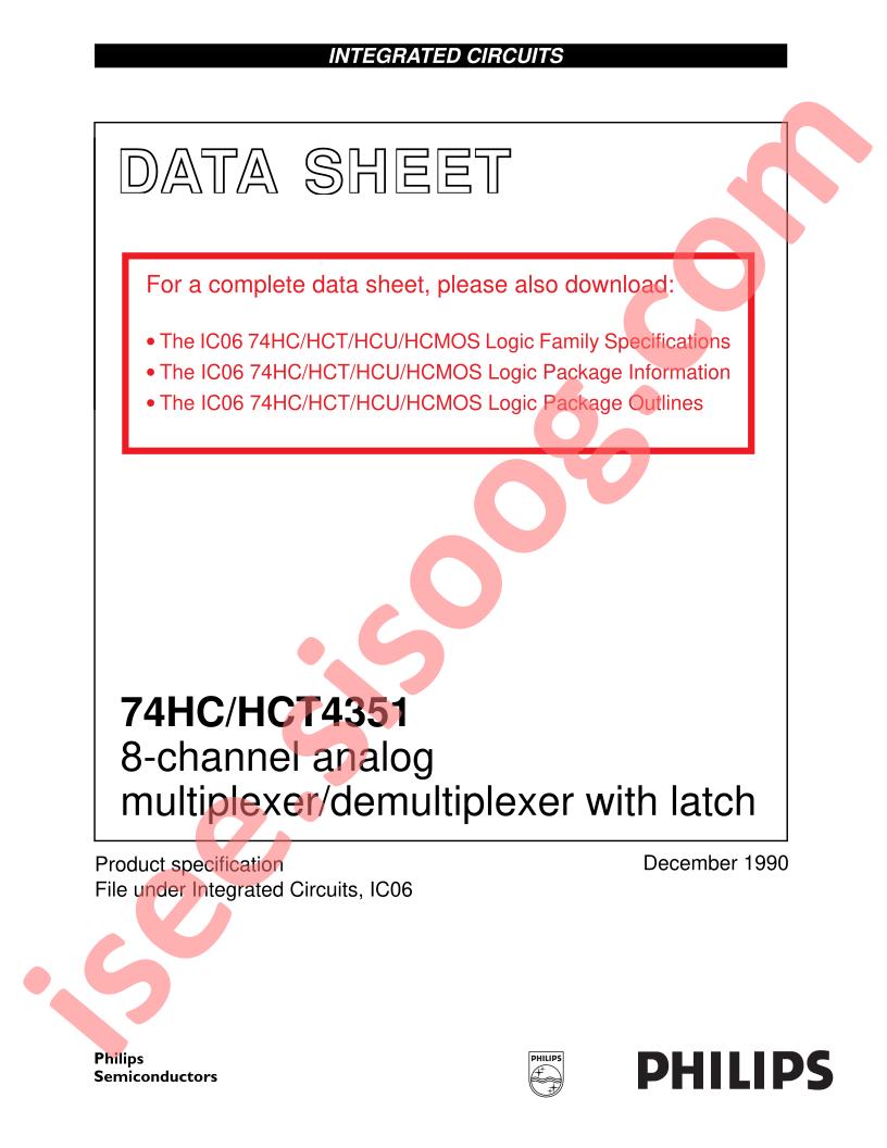 74HC4351DB