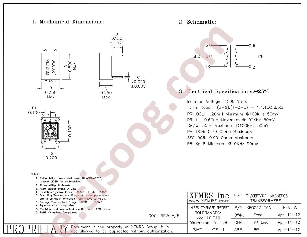 XF00131T6A