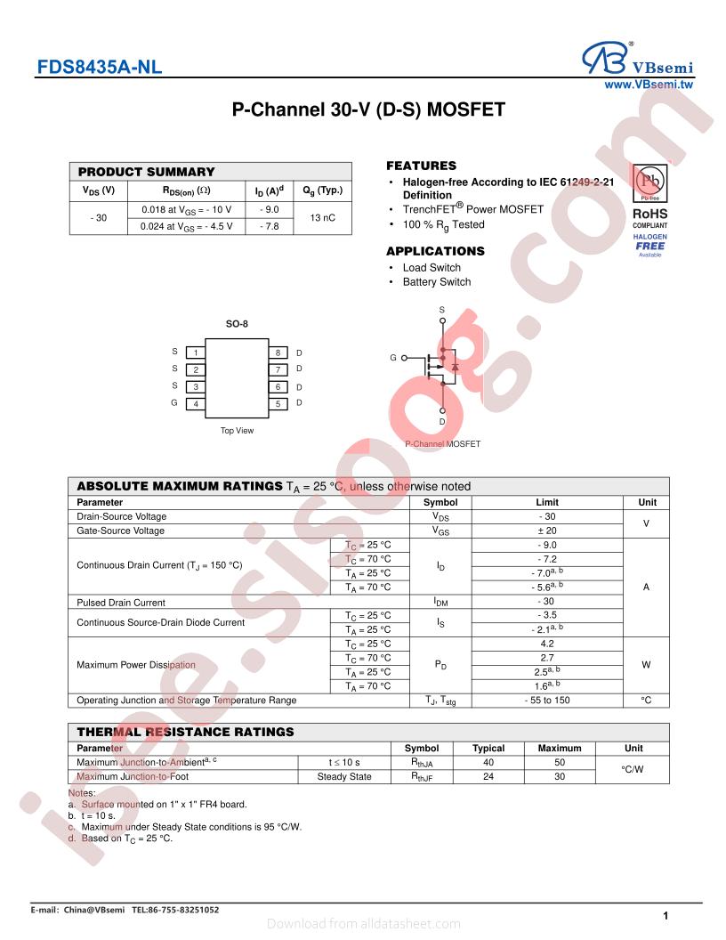 FDS8435A-NL