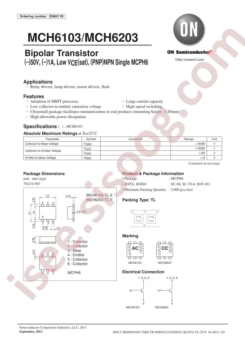 MCH6103-TL-E