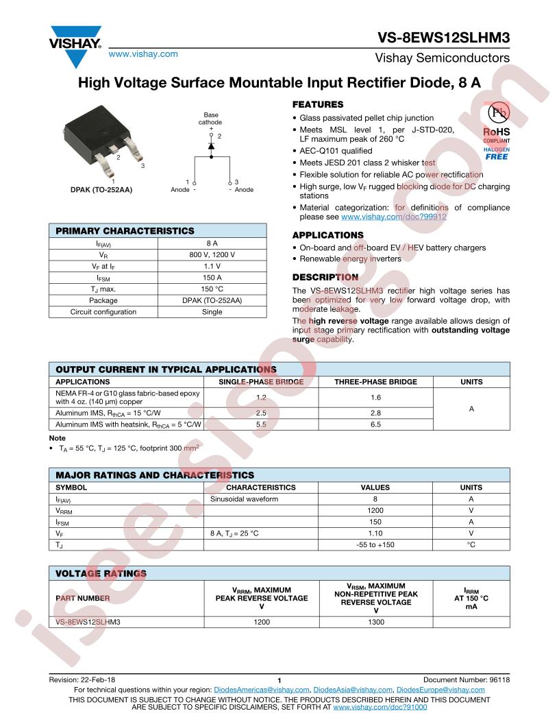 VS-8EWS12SLHM3