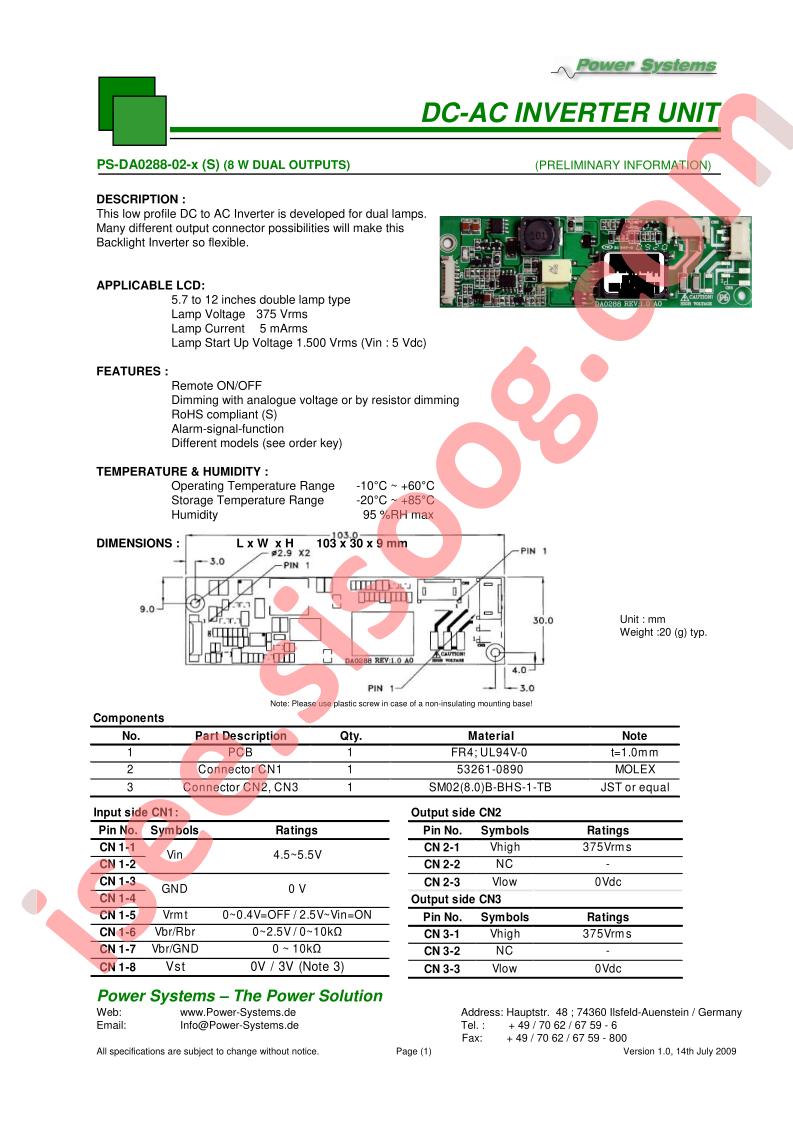 PS-DA0288-02-4S