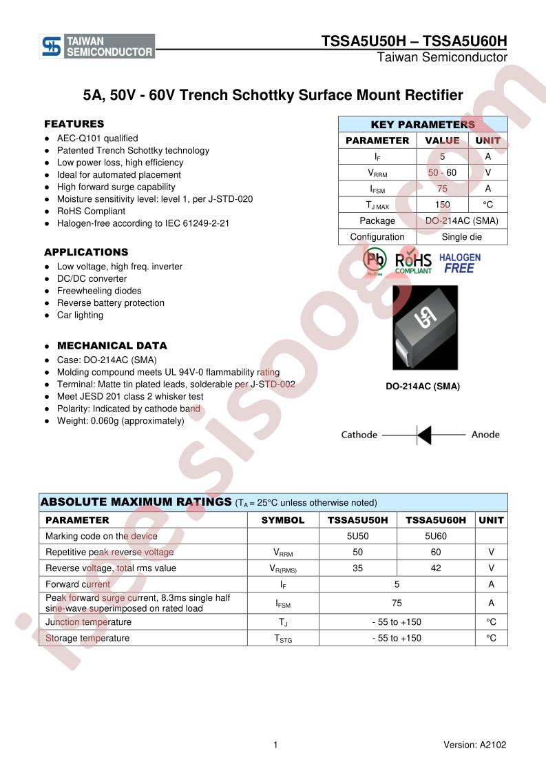 TSSA5U50H