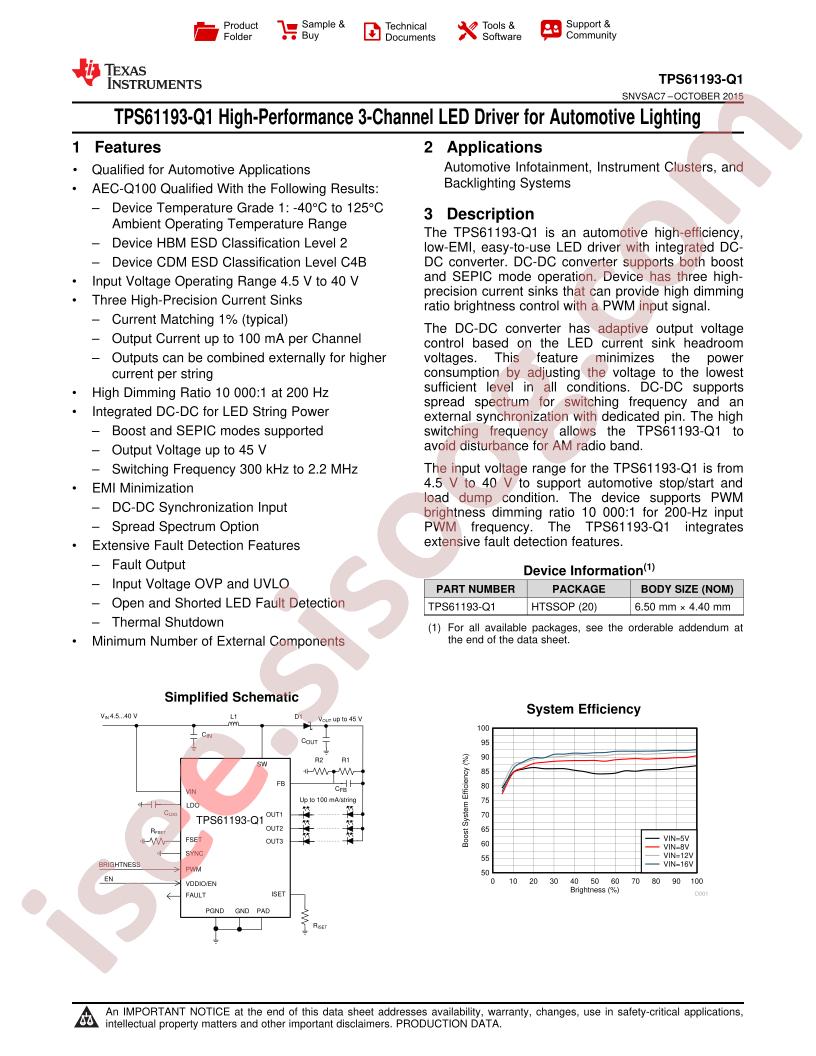 TPS61193-Q1