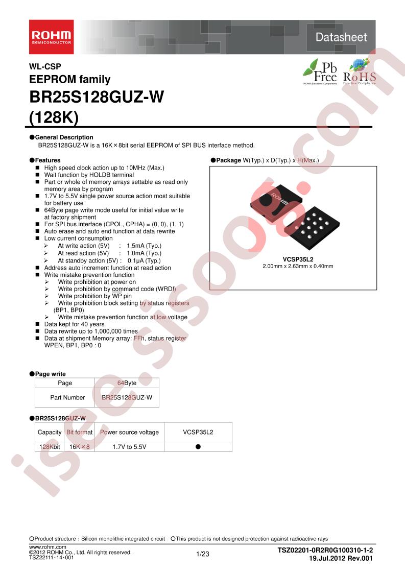 BR25S128GUZ-W