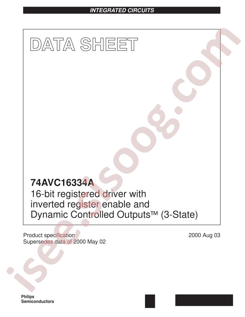 74AVC16334A