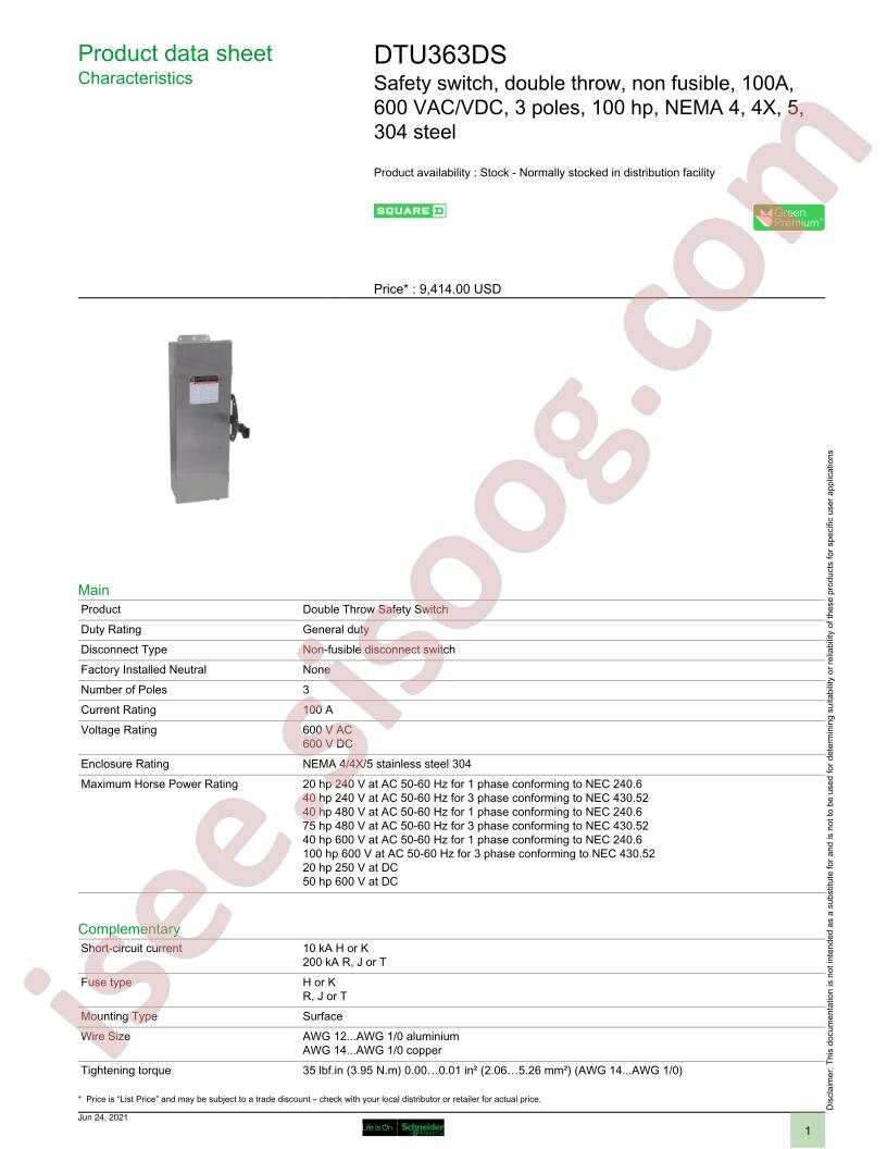 DTU363DS