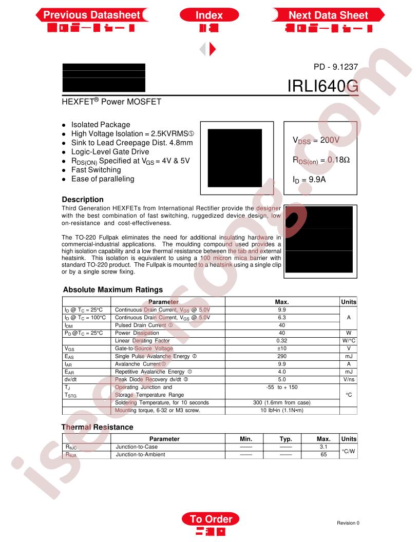 IRLI640G