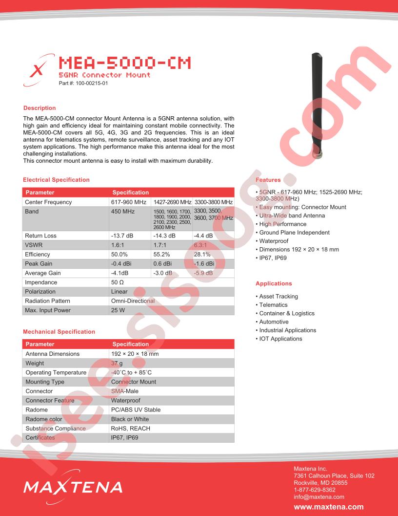 MEA-5000-CM