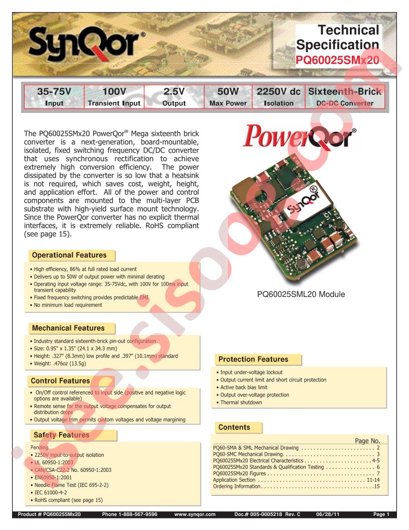PQ60025SMX20