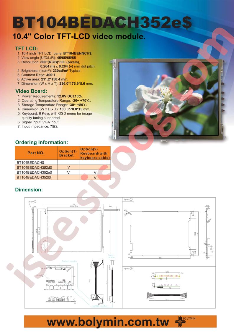 BT104BEDACH