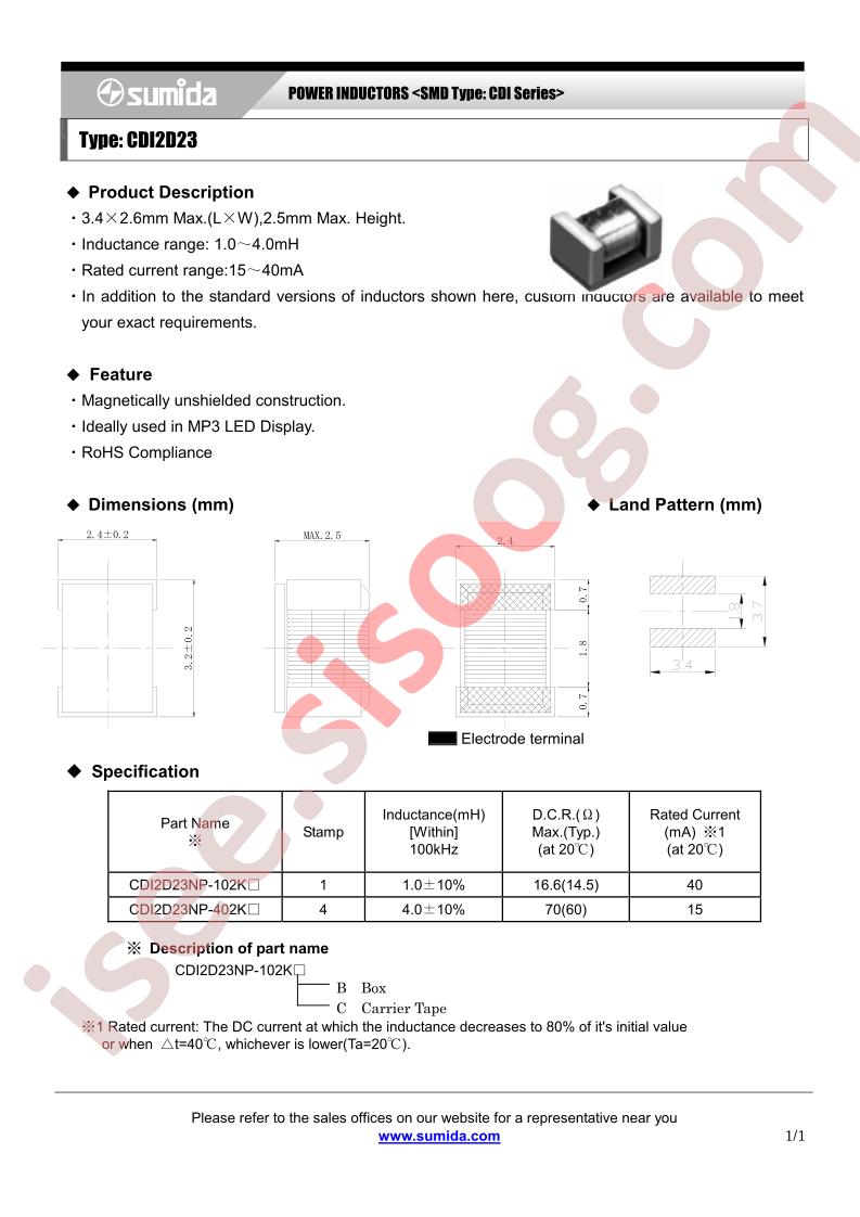 CDI2D23NP-102K