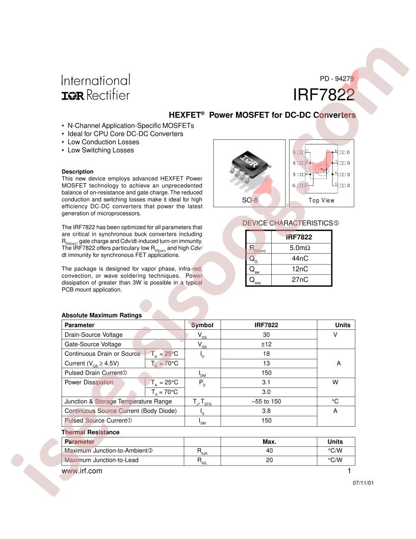 IRF7822