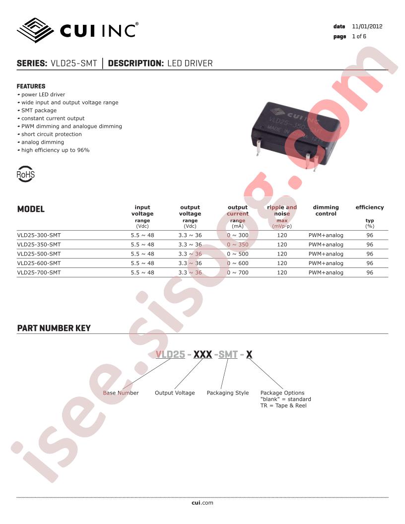 VLD25-350-SMT