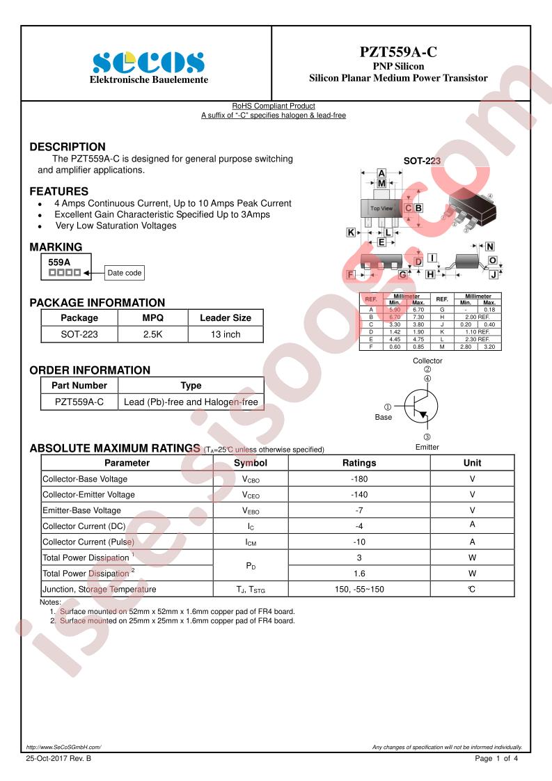 PZT559A-C