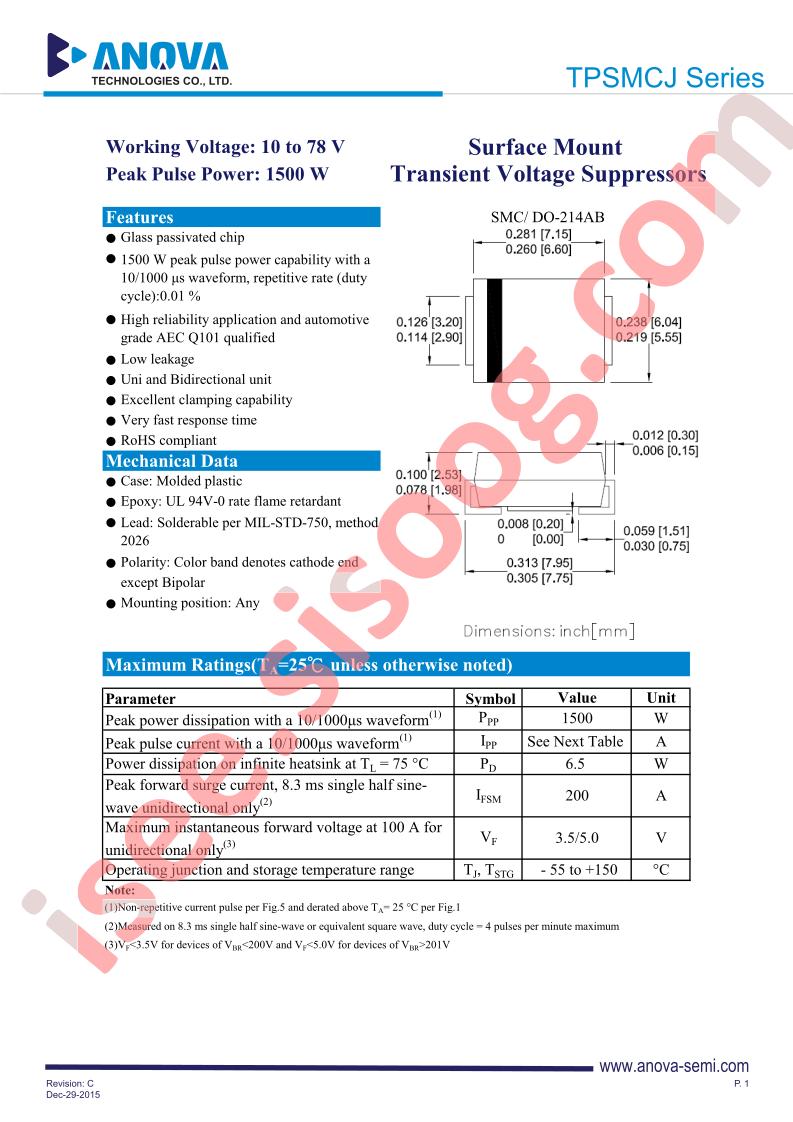 TPSMCJ10A