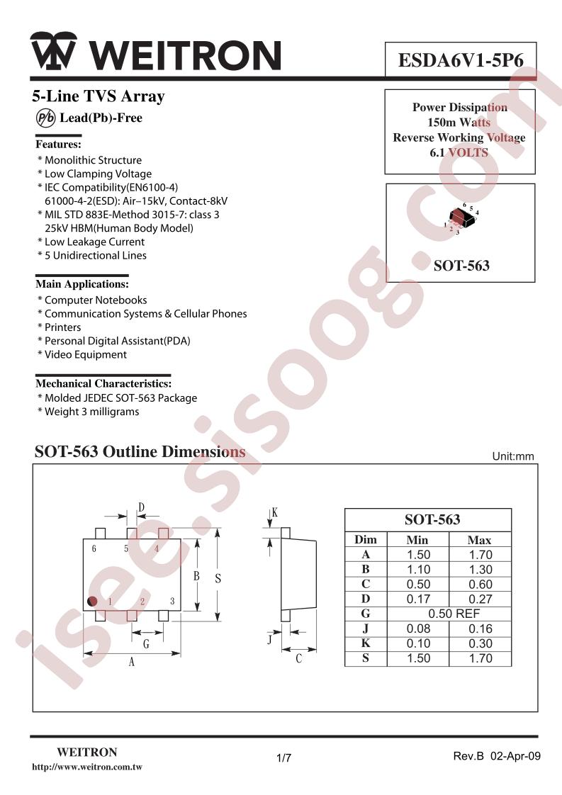 ESDA6V1-5P6
