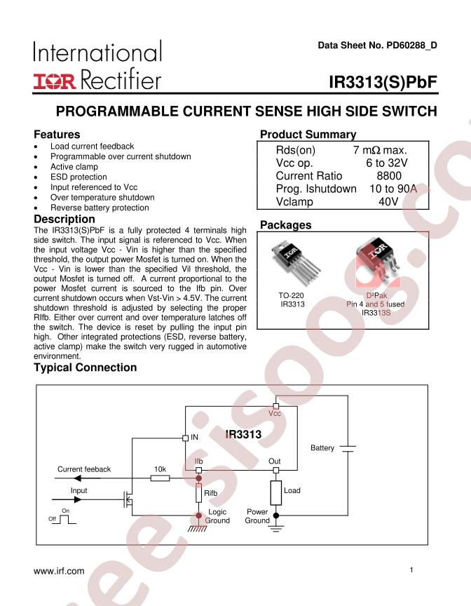 IR3313STRLPBF