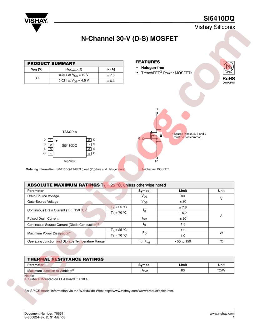 SI6410DQ-T1-GE3