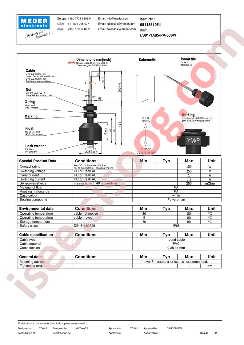 LS01-1A85-PA-500W