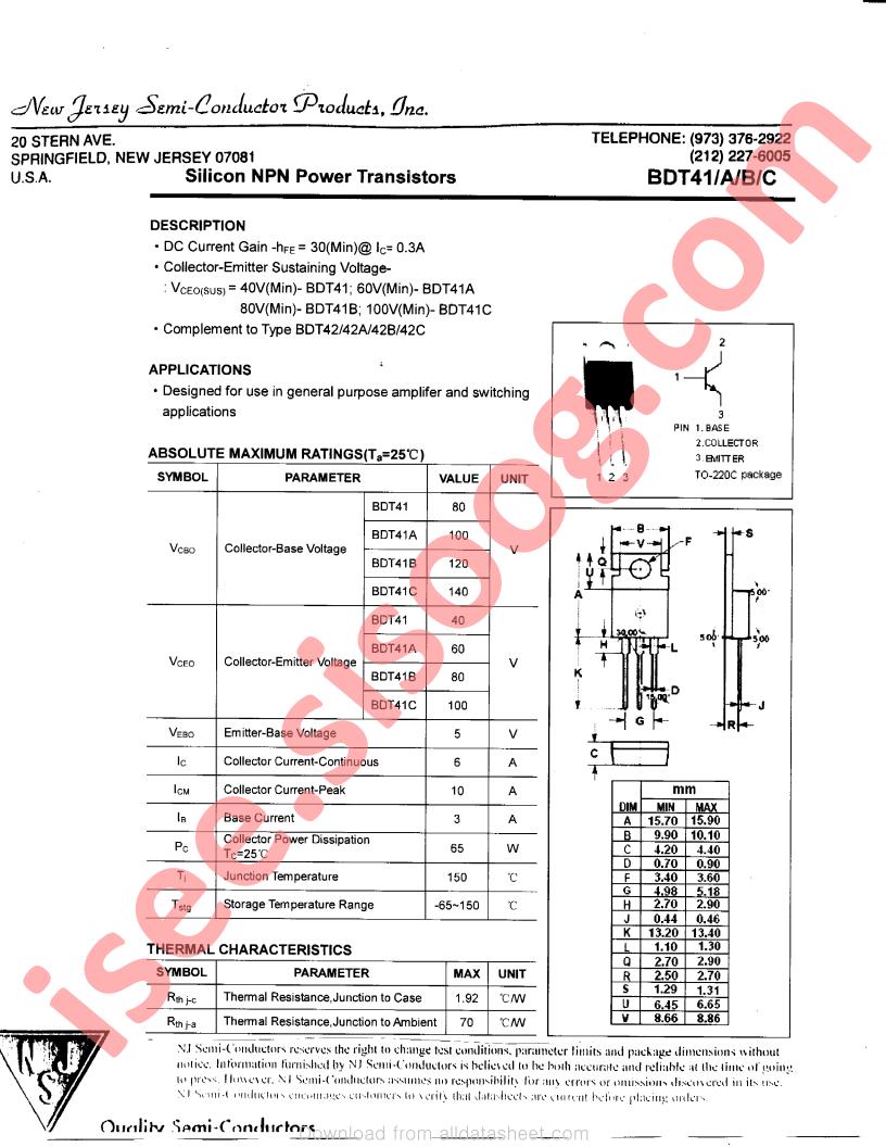BDT41C