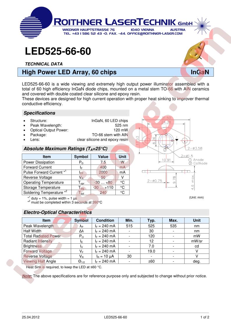 LED525-66-60