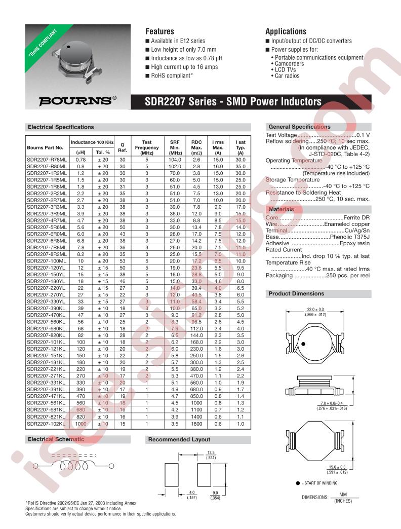 SDR2207-102KL