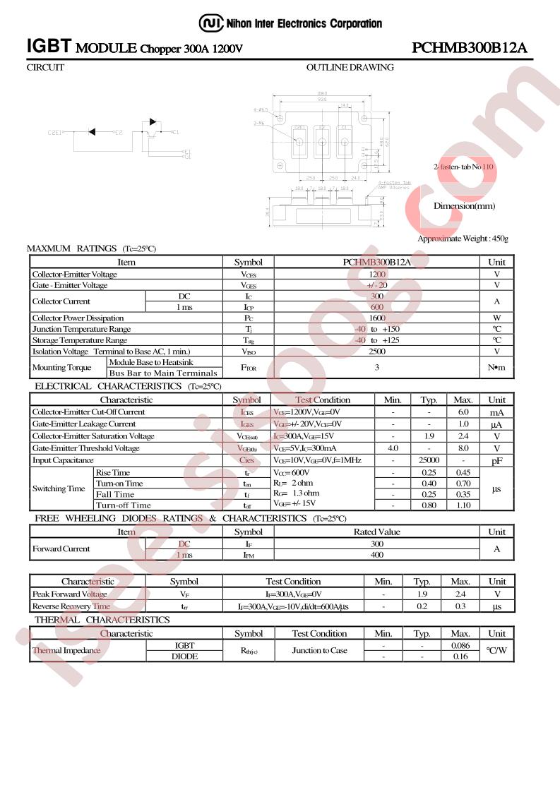 PCHMB300B12A
