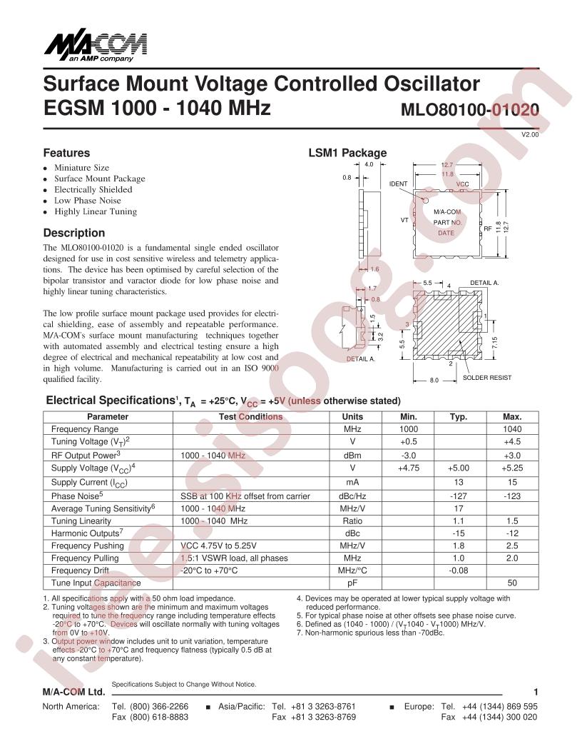 MLO80100-01020